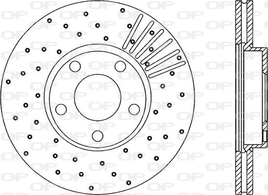 OPEN PARTS Тормозной диск BDRS1732.25